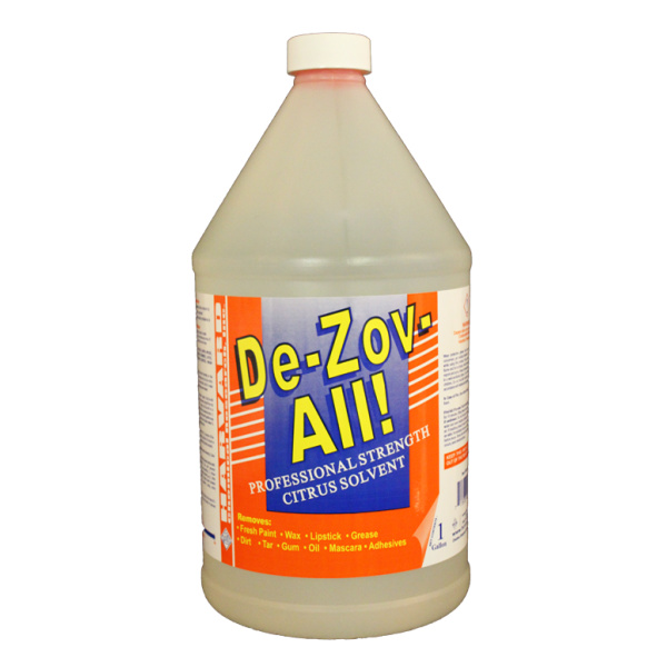 DE-ZOV-ALL CITRUS SOLVENT CASE ONLY (4/1 GALLON) – Cleaning Depot Supply
